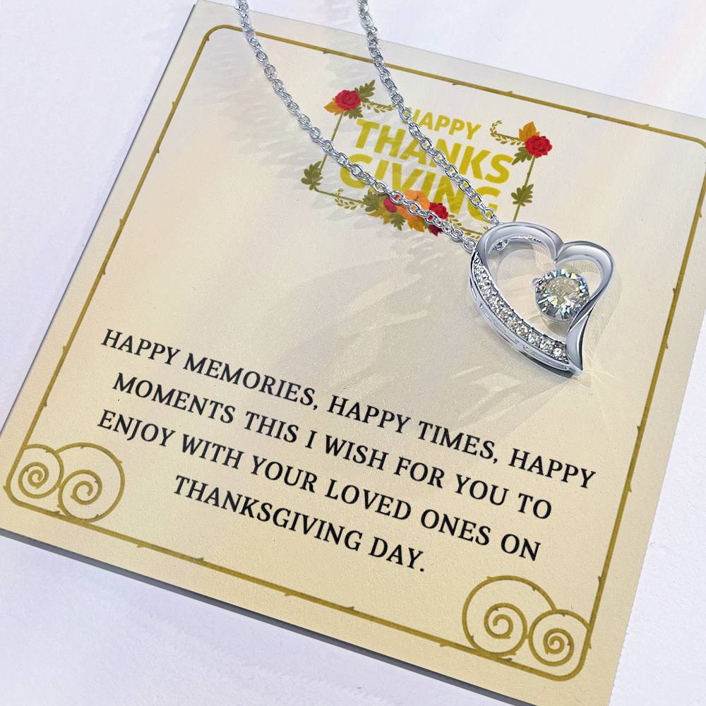 Perfect Thanksgiving Gift - Forever Love Necklace