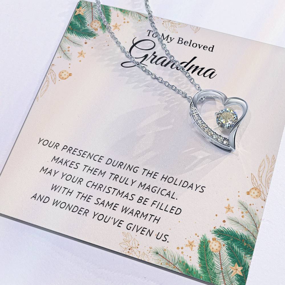 Grandma - Truly Magical - Christmas Gift - Forever Love Necklace