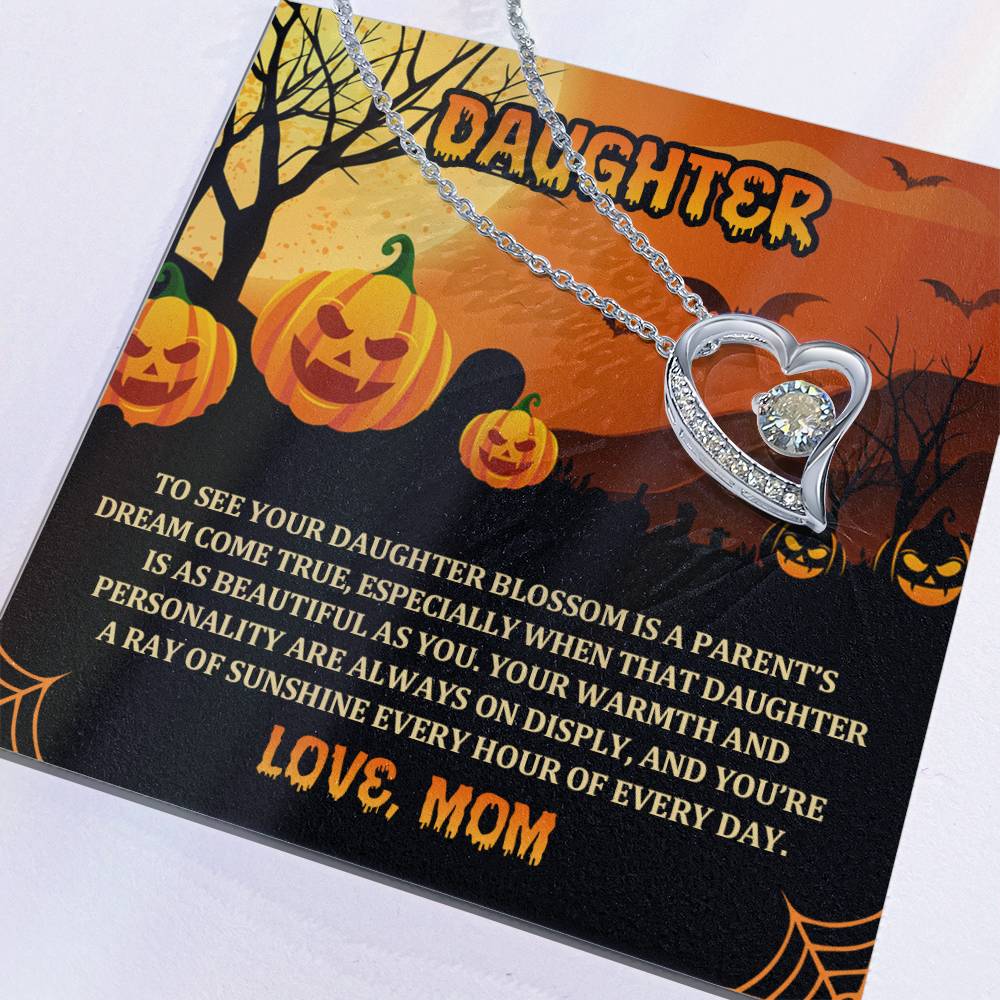 Daughter - Best Halloween Gift - Forever Love Necklace