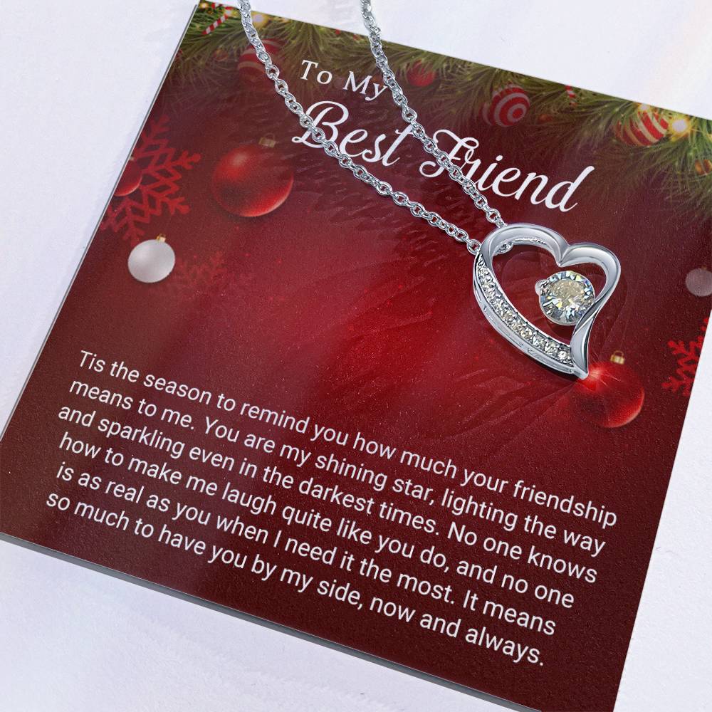 Best Friend - Sparkling - Christmas gift - Forever Love Necklace