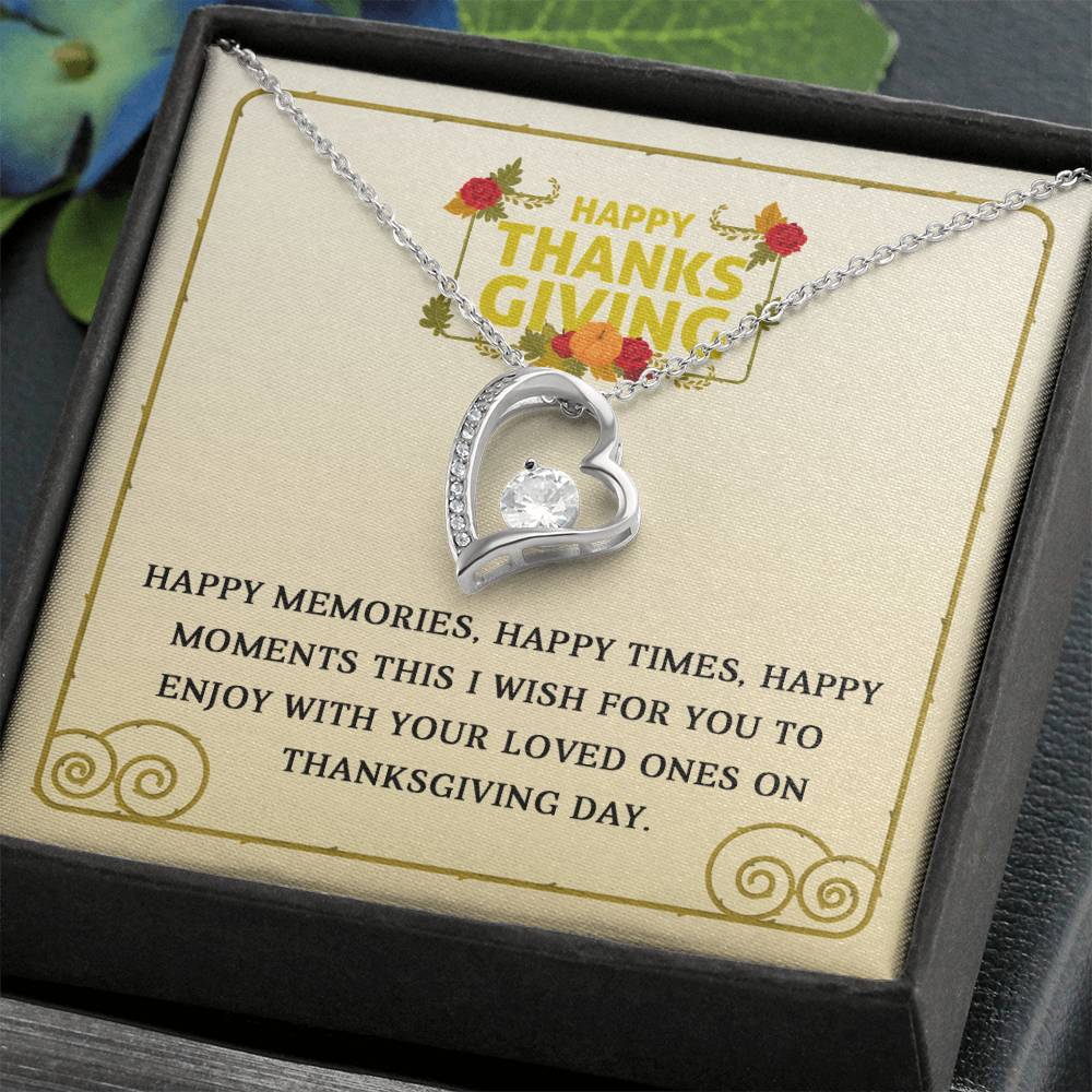 Perfect Thanksgiving Gift - Forever Love Necklace