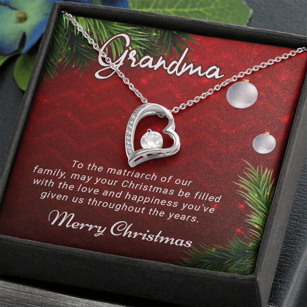 Grandma - Love and Happiness - Christmas Gift - Forever Love Necklace