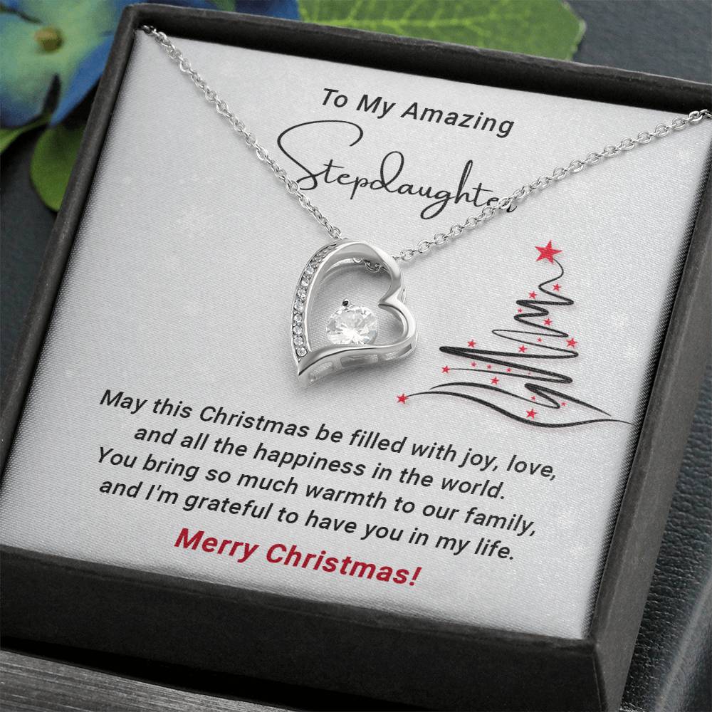 Stepdaughter - Filled with Love - Christmas gift - Forever Love Necklace