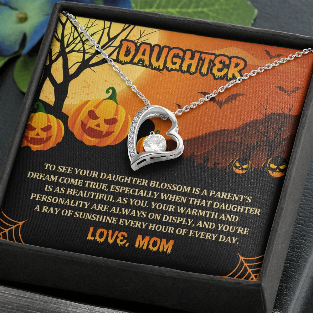 Daughter - Best Halloween Gift - Forever Love Necklace