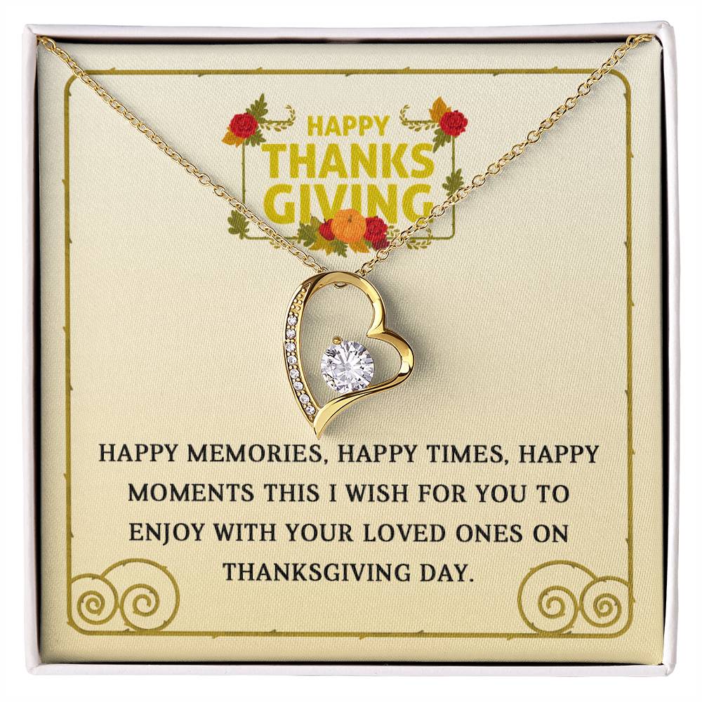 Perfect Thanksgiving Gift - Forever Love Necklace