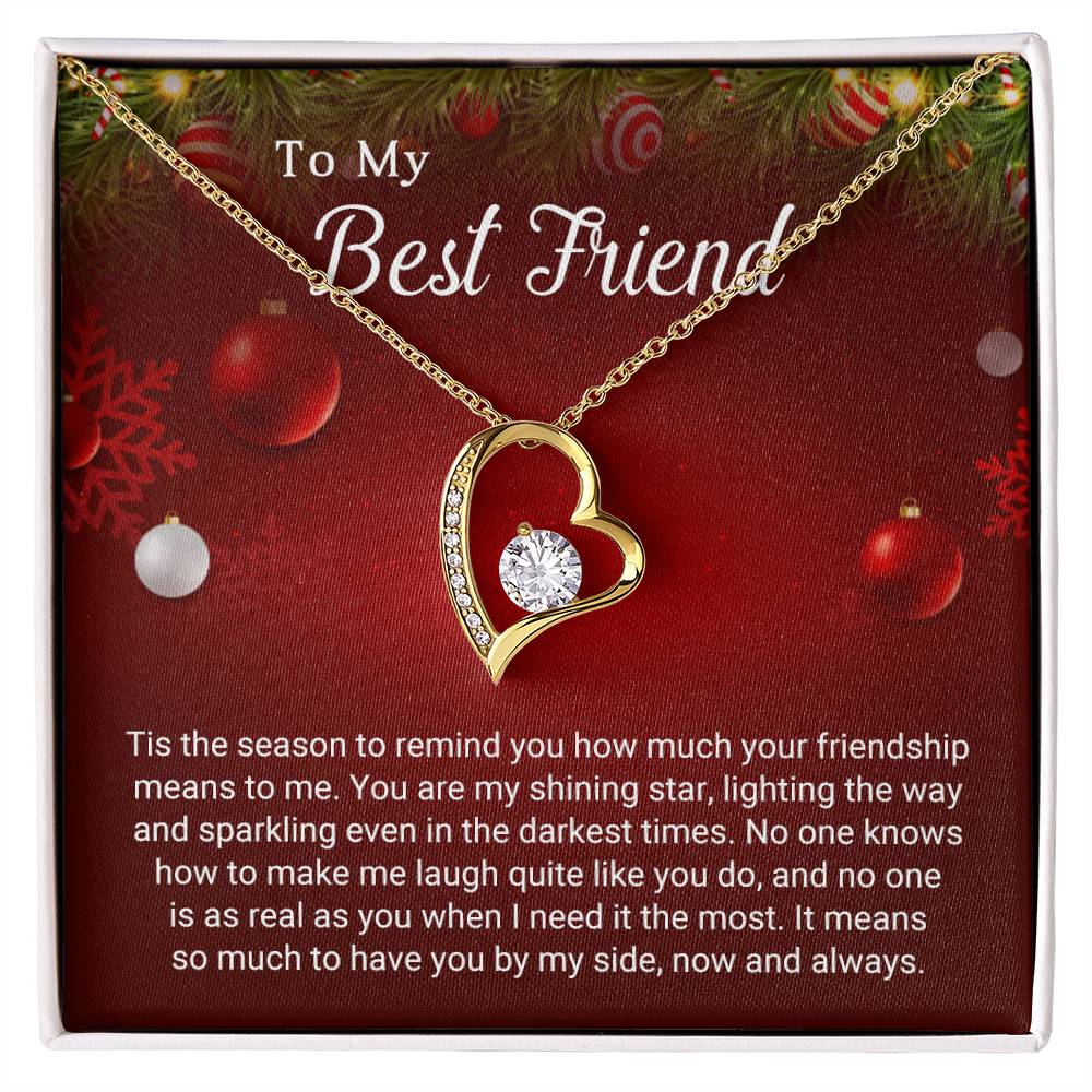 Best Friend - Sparkling - Christmas gift - Forever Love Necklace