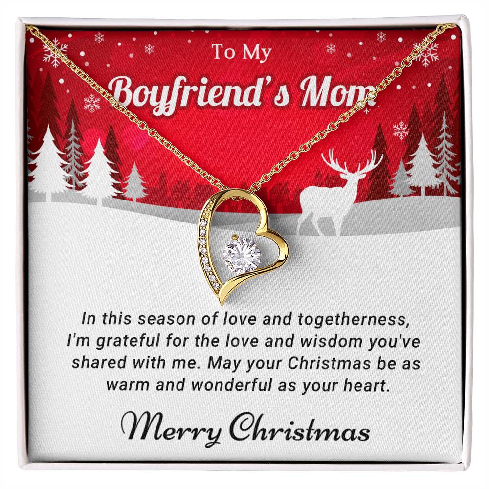 Boyfriend's Mom - Togetherness - Christmas Gift - Forever Love Necklace