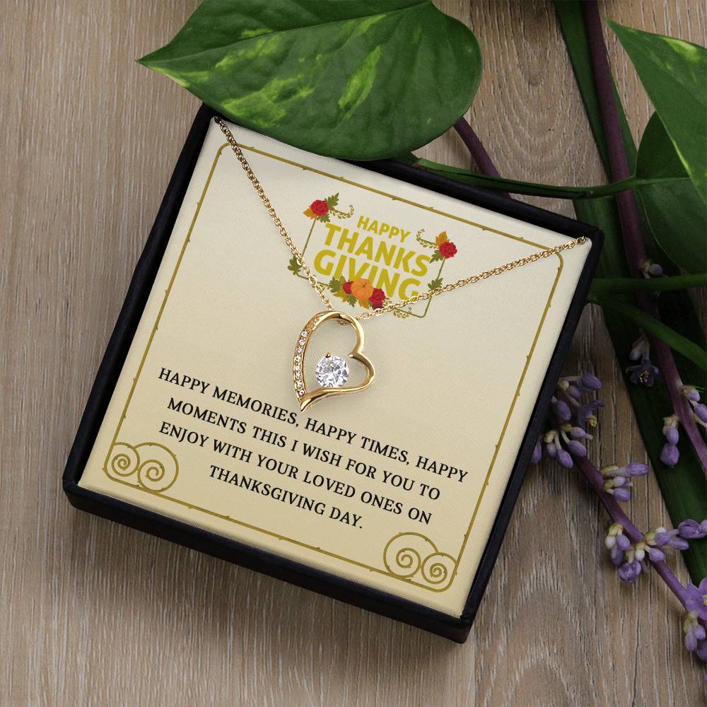 Perfect Thanksgiving Gift - Forever Love Necklace