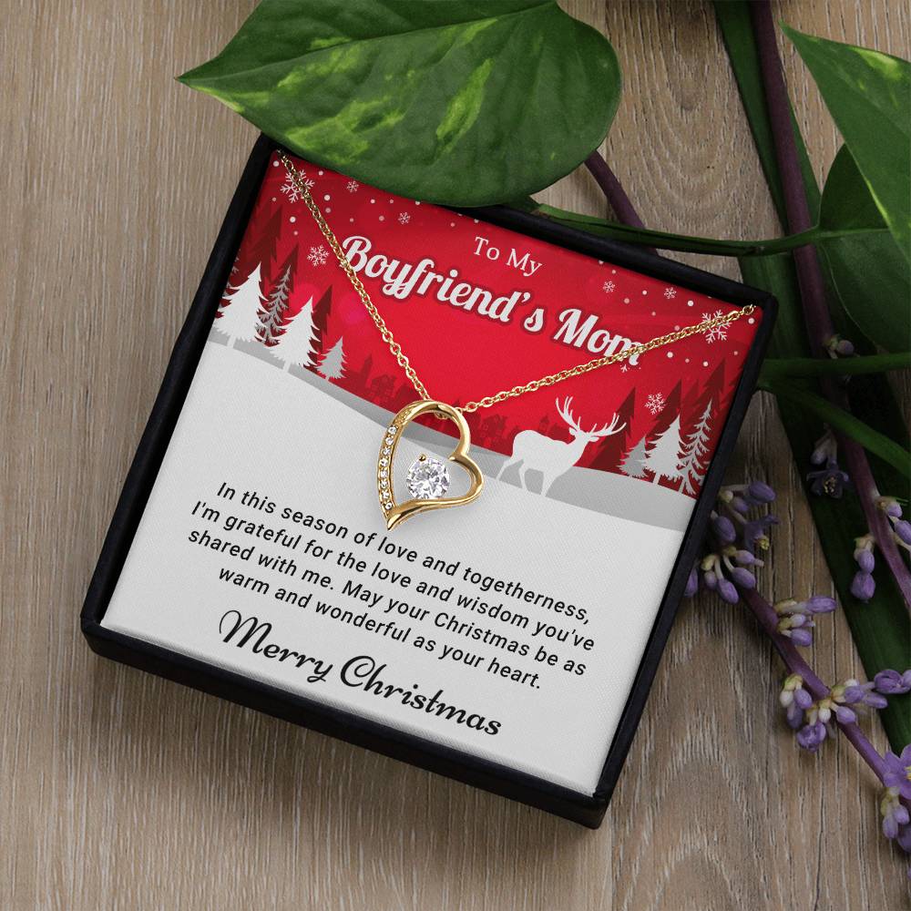 Boyfriend's Mom - Togetherness - Christmas Gift - Forever Love Necklace