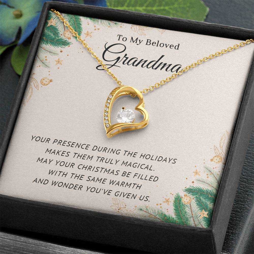 Grandma - Truly Magical - Christmas Gift - Forever Love Necklace