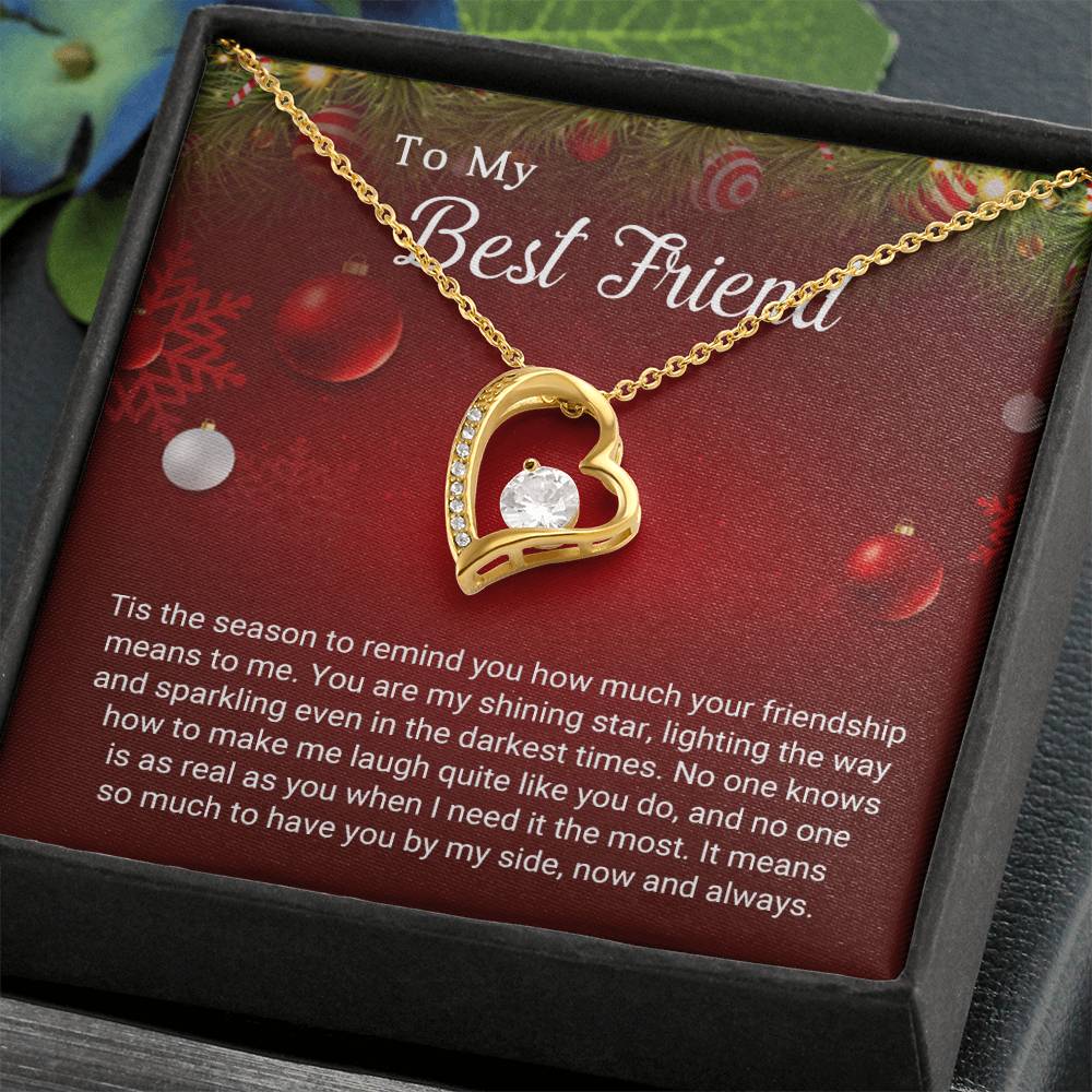 Best Friend - Sparkling - Christmas gift - Forever Love Necklace