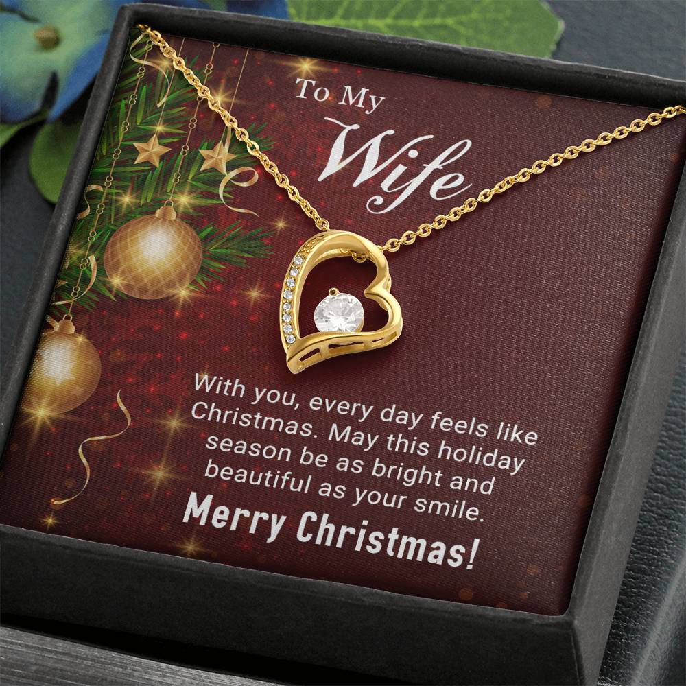 Wife - Every day - Christmas gift - Forever Love Necklace