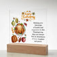 Perfect Thanksgiving Gift - Acrylic Square Plaque