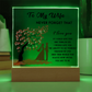 To My Wife - Valentine's Day Best Gift From Husband - Acrylic Square Plaque