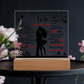 To My Wife - Valentine's Day Best Gift From Husband - Acrylic Square Plaque