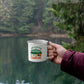Life is better at the campfire- 12oz Enamel Camping Mug
