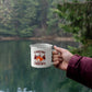 Camping is my favorite therapy - 12oz Enamel Camping Mug