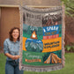 New Camping Blanket - Artwork Heirloom Woven Blanket (Portrait)