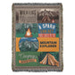 New Camping Blanket - Artwork Heirloom Woven Blanket (Portrait)