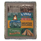 New Camping Blanket - Artwork Heirloom Woven Blanket (Portrait)