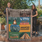 New Camping Blanket - Artwork Heirloom Woven Blanket (Portrait)