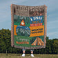 New Camping Blanket - Artwork Heirloom Woven Blanket (Portrait)