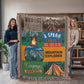 New Camping Blanket - Artwork Heirloom Woven Blanket (Portrait)