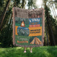 New Camping Blanket - Artwork Heirloom Woven Blanket (Portrait)